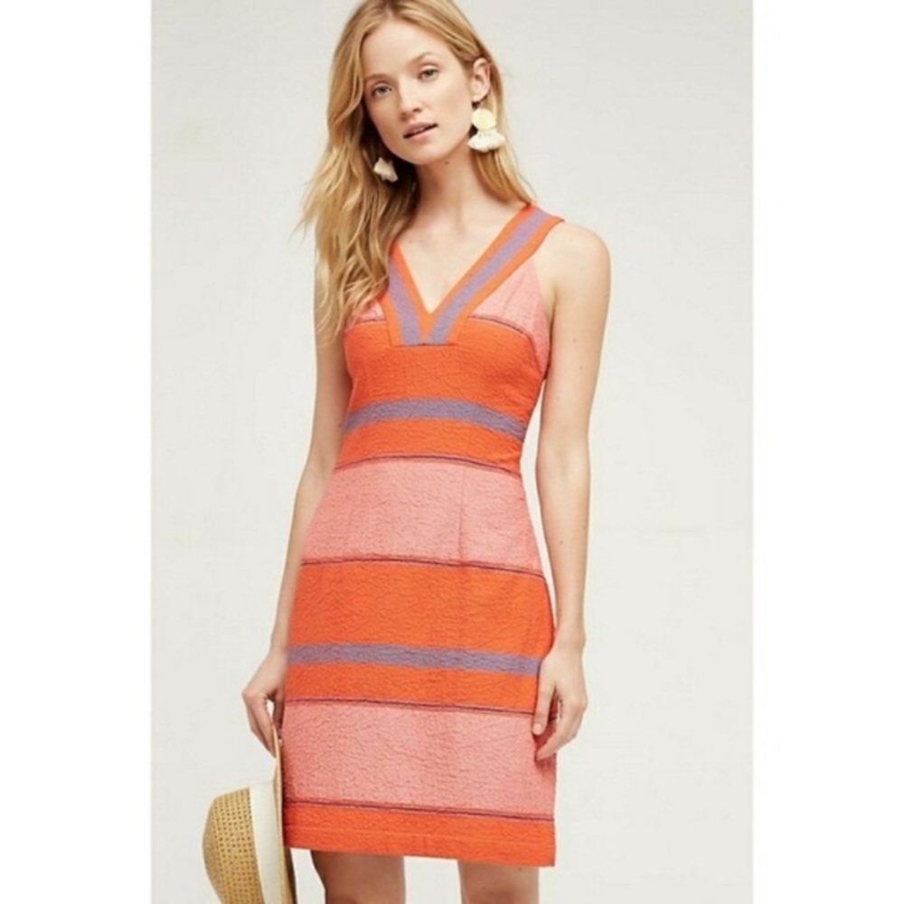 Anthropologie HD in Paris Sorbet Shift Dress